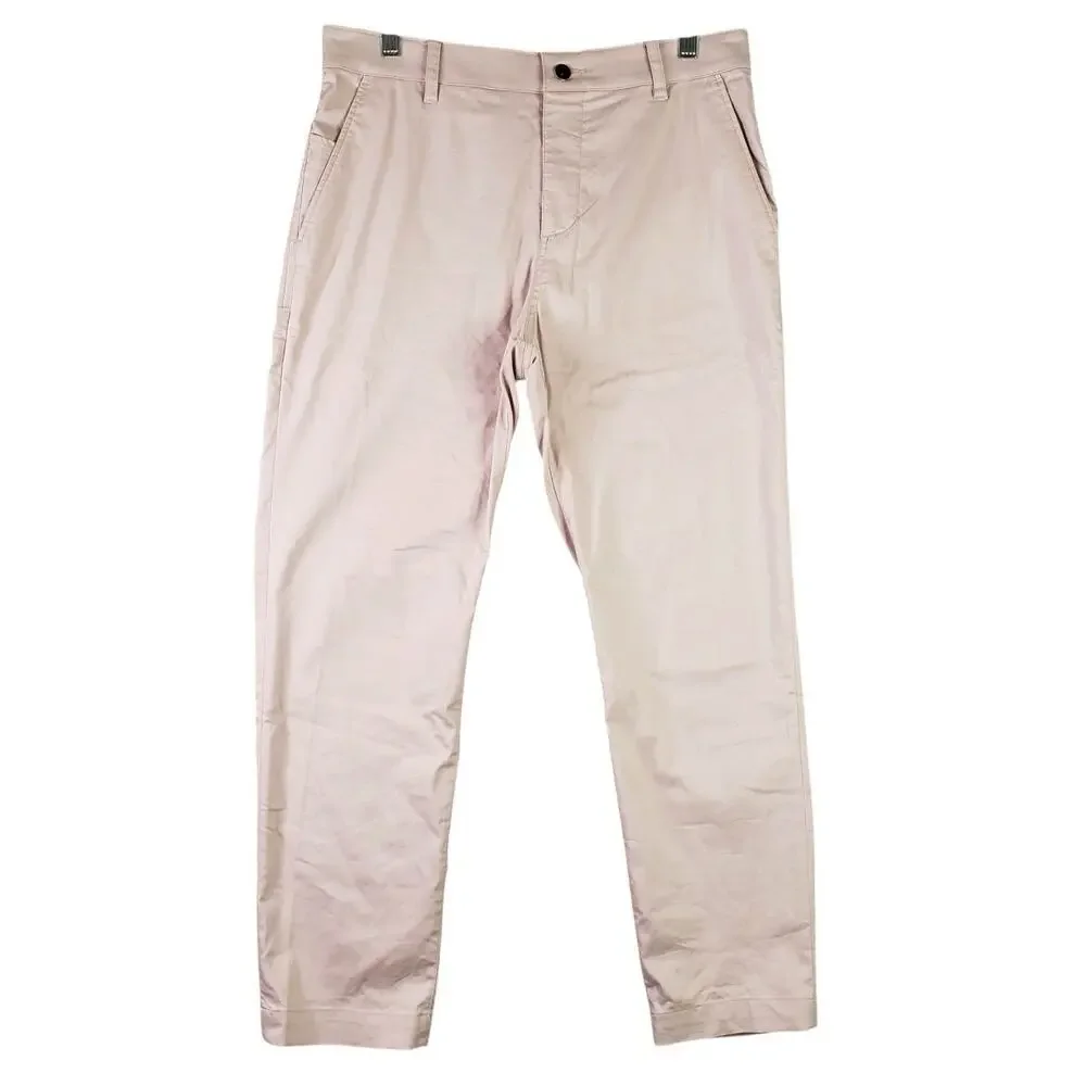 Nike Men's Dri-FIT Slim-Fit Golf Chino Pants Pink Size 33X28 Modern Preppy